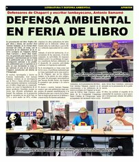 Defensa Ambiental en FIL Lima 2