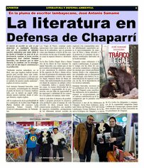 Literatura en defensa de Chapar